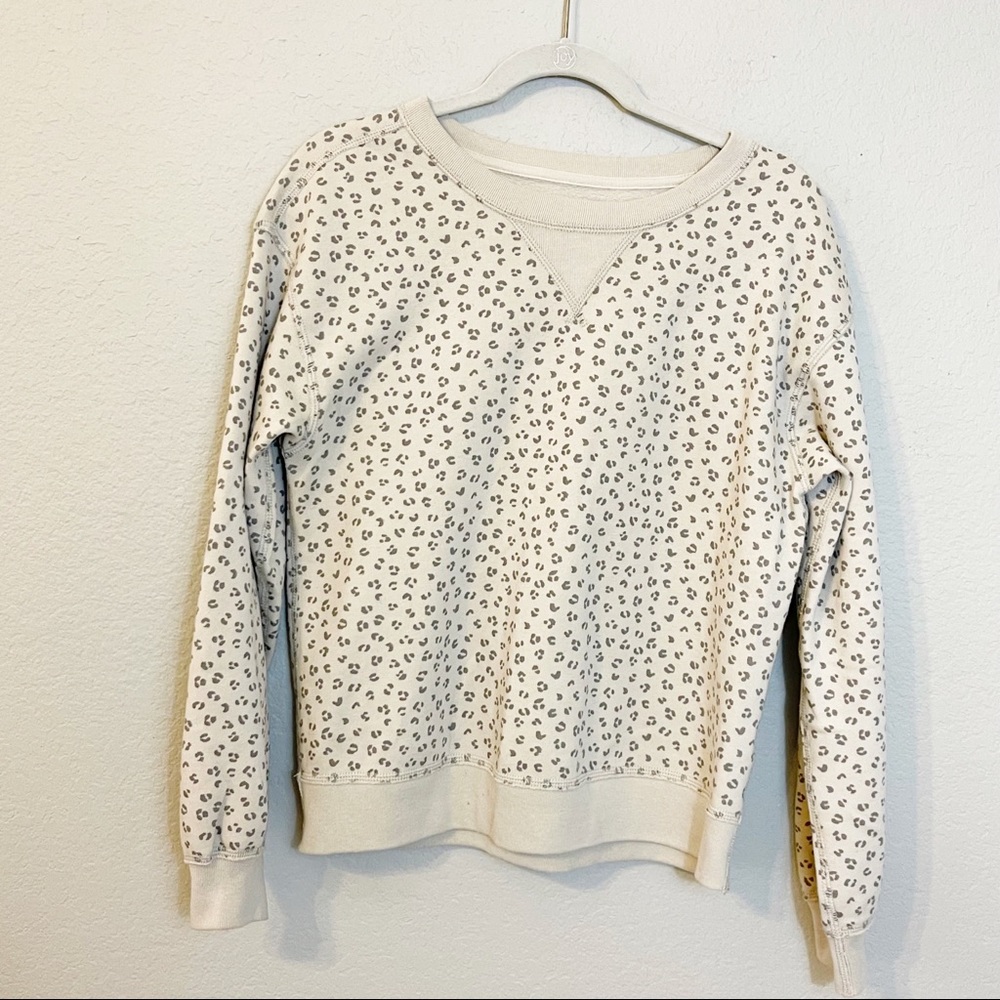 Abercrombie & Fitch Soft AF Crewneck Leopard Sweatshirt